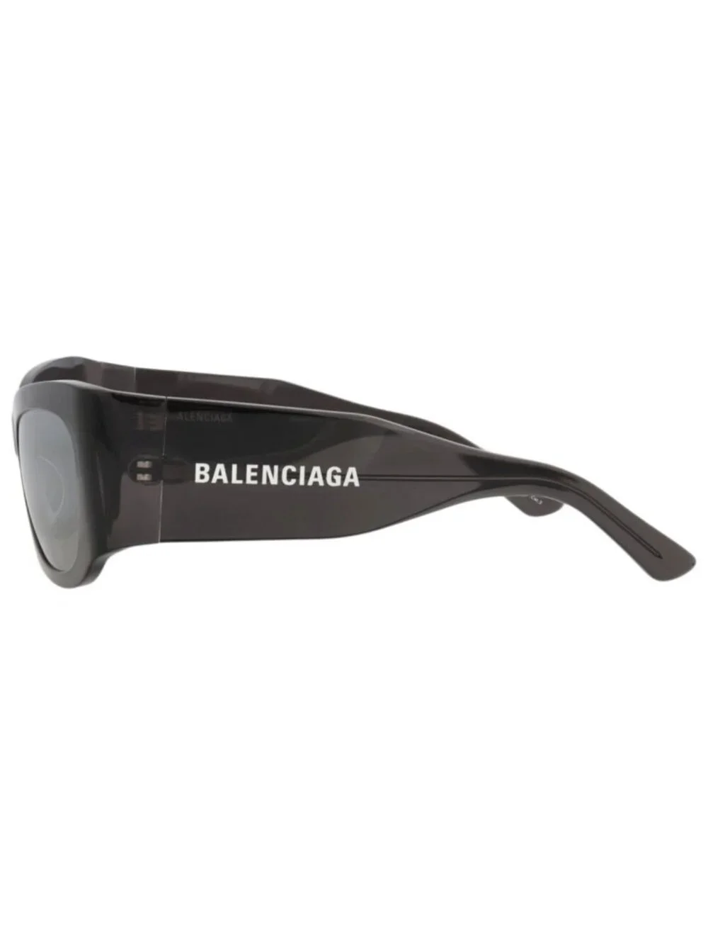 New Balenciaga Women's Sunglasses Cat Eye Recycled Acetate Frame Grey Grey